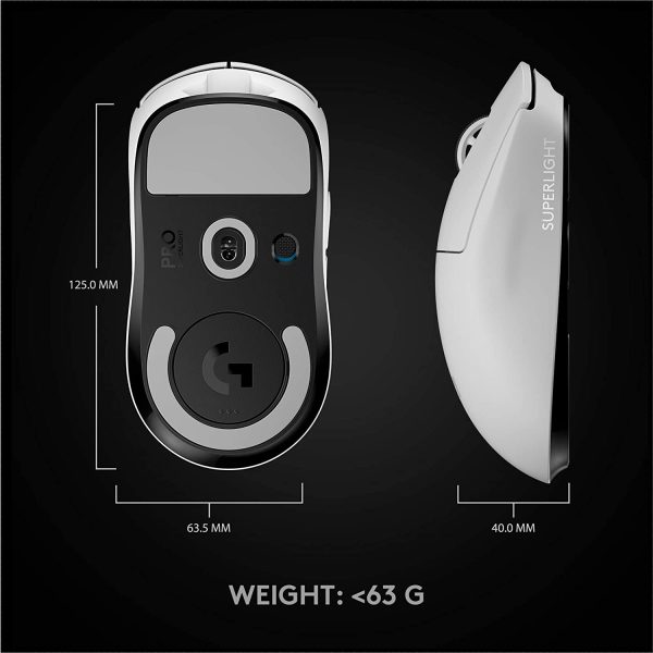 Pro X Superlight Wireless Gaming Mouse, White - Image 4