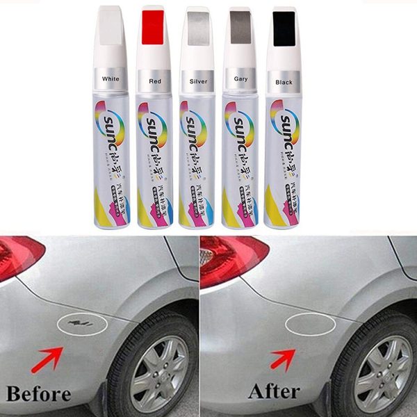 Car Scratch Repair Pen, Touch Up Paint for Cars Paint Scratch Repair, Waterproof Auto Scratch Remover Pen, Quickly Scratch Fix for Cars, White Black Red - Image 5