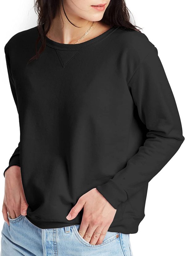 Hanes Women's EcoSmart Crewneck Sweatshirt - Image 5