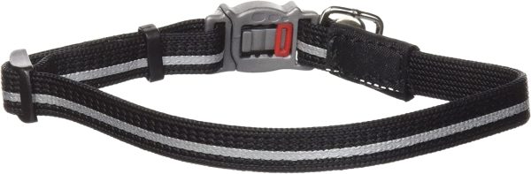 Rogz Alleycat Safeloc Collar Black 11mm