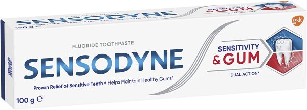 Sensodyne Sensitivity & Gum Dual Action Sensitive Toothpaste, 100 g (Pack of 1) - Image 2