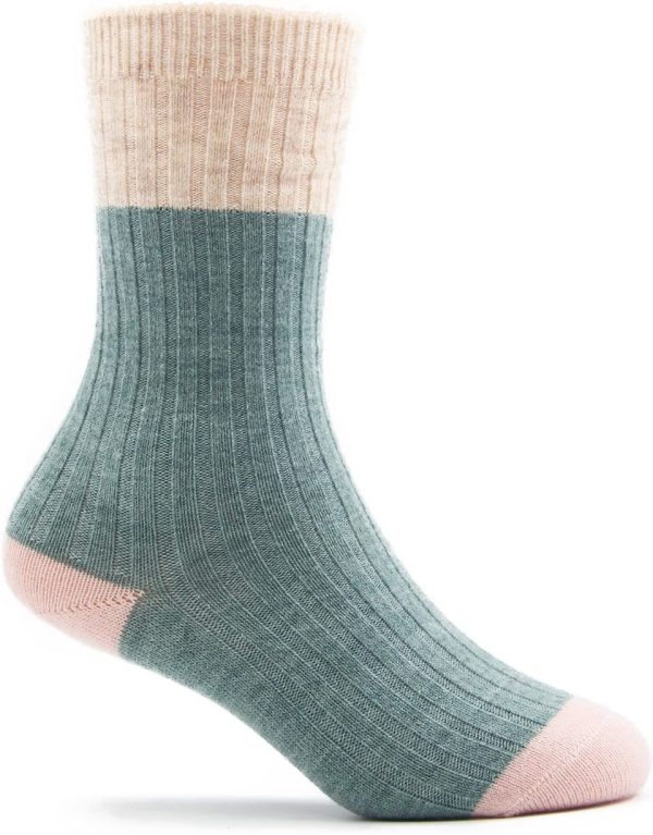 Girls Wool Socks Kids Crew Seamless Winter Warm Socks - Image 4