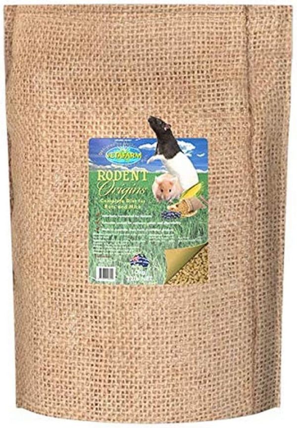 Vetafarm Origins Rodent Completely Balanced Diet Food 10 kg, Large