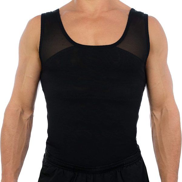 Esteem Apparel Original Men's Chest Compression Shirt to Hide Gynecomastia Moobs - Image 5