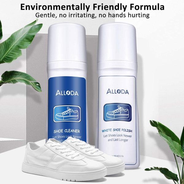 Shoe Cleaner+Shoe whitener, Sneaker Cleaner, Brush-Shoe Cleaning Kit, Alloda - Image 5