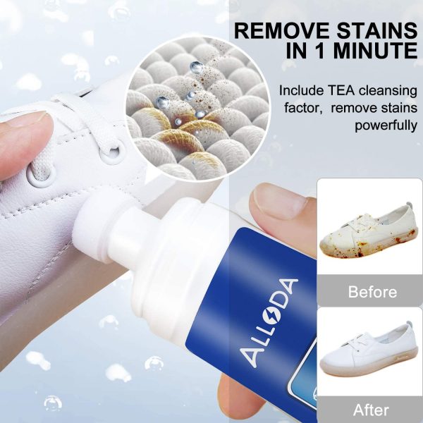 Shoe Cleaner+Shoe whitener, Sneaker Cleaner, Brush-Shoe Cleaning Kit, Alloda - Image 6