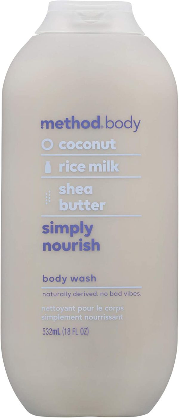 Method Method Body Wash, Simply Nourish, 532 millilitres, 532 milliliters (Pack of 1)