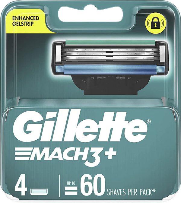 Gillette Mach3+ Replacement Cartridges 4 Count - Image 8