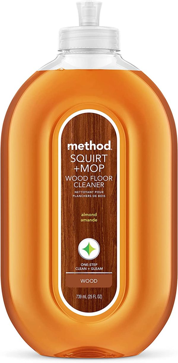 Method Floor Cleaner Refill, Wood Floor Squirt & Mop, Almond Fragrance, 2 L - Image 5