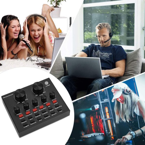 Podcast Equipment Bundle,  BM-800 Mic Kit with Live Sound Card, Adjustable Mic Suspension Scissor Arm, for Recording YouTube LiveMe Facebook Live Periscope Broadcasting - Image 6