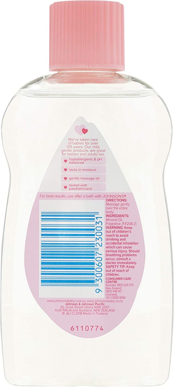 Johnson's Baby Johnson's Baby Oil 200ml, 6.7628 fl.oz - Image 2