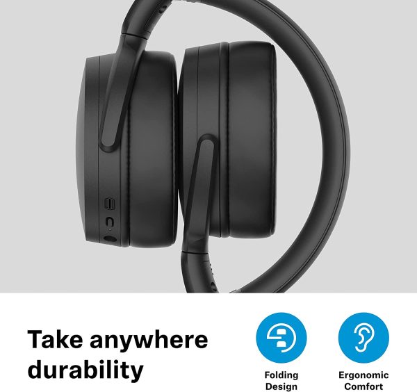 Sennheiser Over Ear Noise Cancelling Wireless Headphones HD 450BT, Black