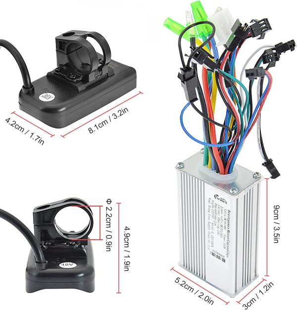 Staright Display Panel Brushless Controller Kit for Electric Bicycle Scooter - Image 6