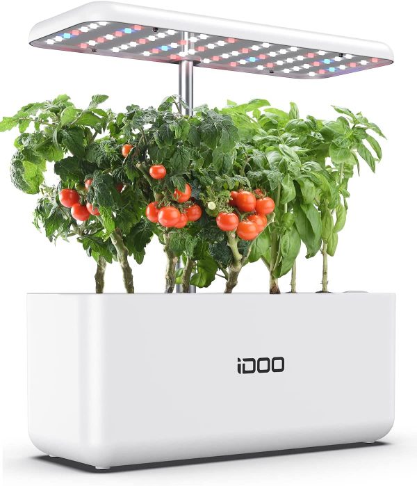 iDOO Hydroponics Growing System, Smart Indoor Herb Garden Kit with LED Grow Light, Indoor Gardening for Home Kitchen, Automatic Timer Germination Kit, Height Adjustable (7 Pods) - Image 8