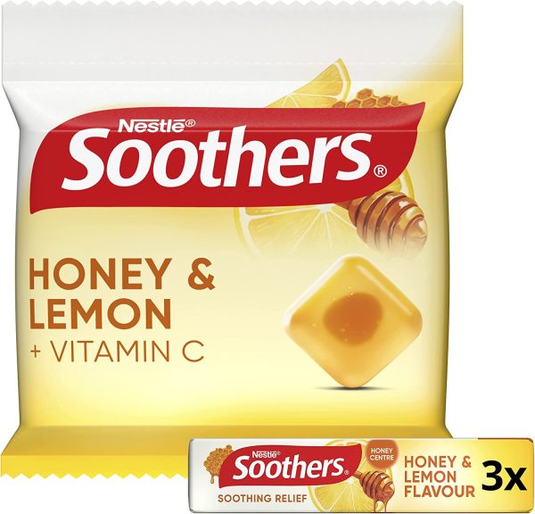 Soothers Honey and Lemon Sore Throat Lozenges 30 Pack, 120g - Image 5