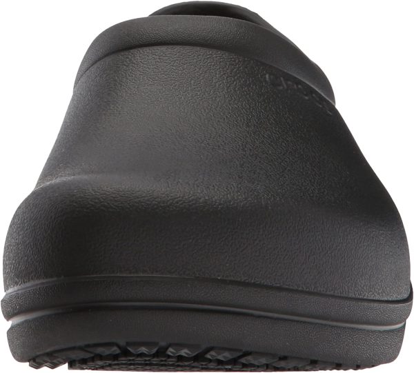 Crocs Unisex-Adult Men's and Women's on The Clock Clog | Slip Resistant Work Shoes