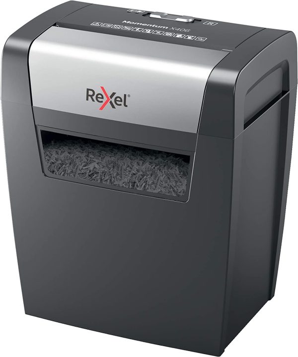 REXEL Cross Cut Momentum X406 Shredder, (2104569AU)