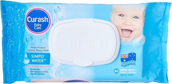 Curash Water Baby Wipes Pack of 240 - Image 3