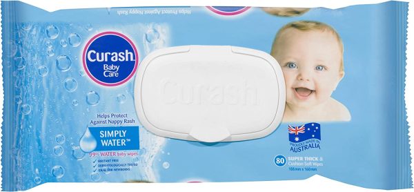 Curash Water Baby Wipes 80 pack (packaging may vary) - Image 3