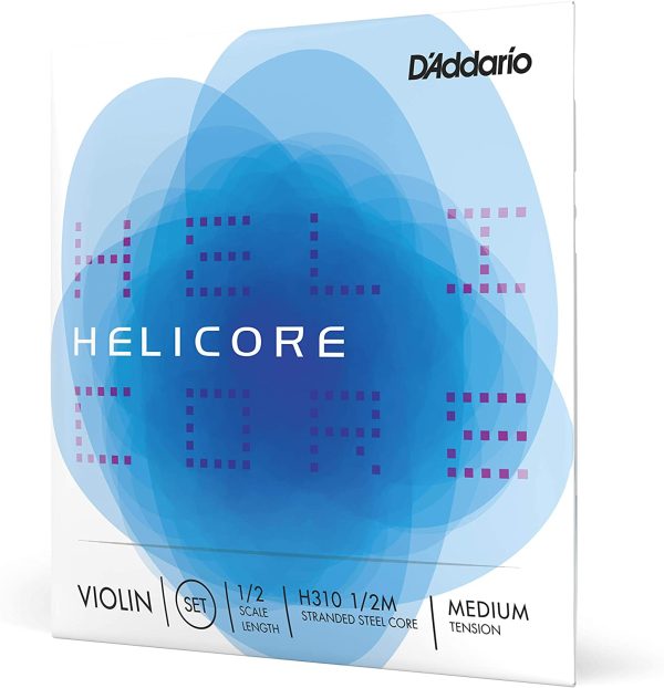 D'Addario Helicore Violin String Set, 1/2 Scale, Medium Tension - Image 3