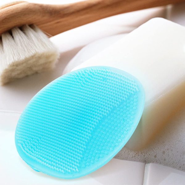 INNERNEED Super Soft Silicone Face Cleanser and Massager Brush Manual Facial Cleansing Brush Handheld Mat Scrubber For Sensitive, Delicate, Dry Skin (Pack of 4) - Image 8