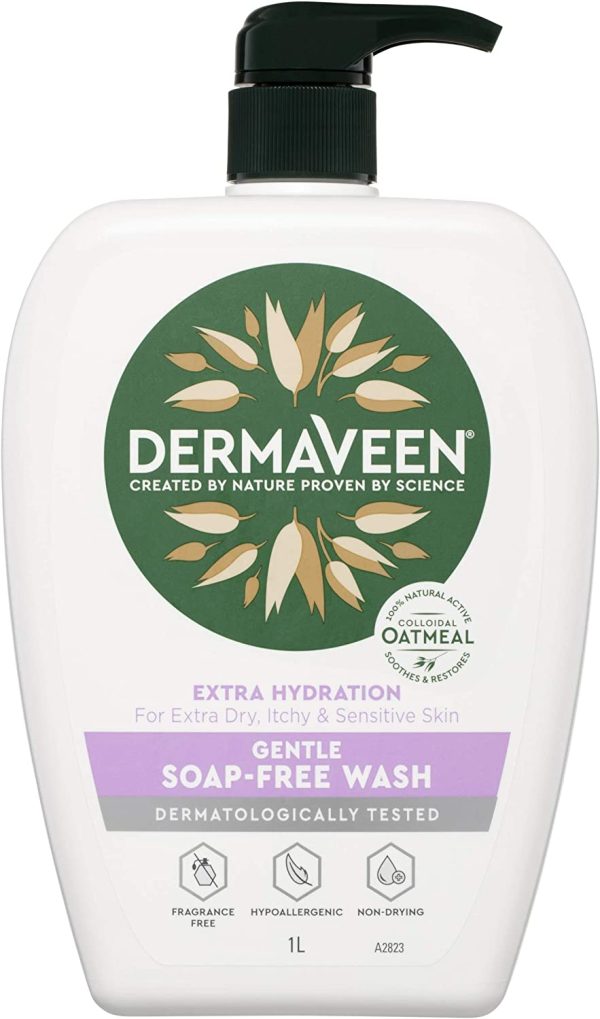 DermaVeen Extra Gentle Soap Free Wash, 1L