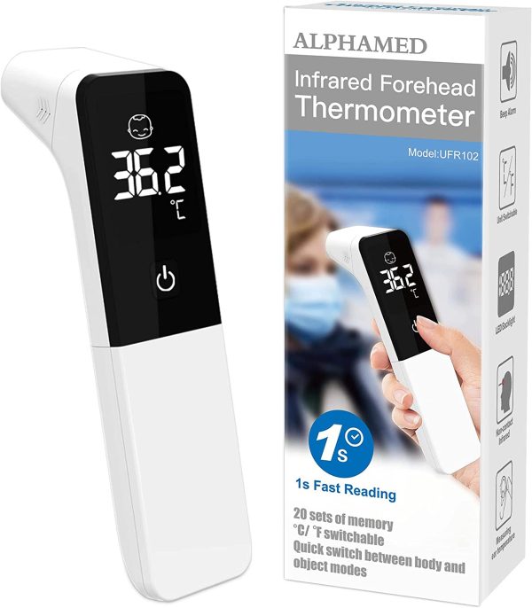 Nouvique Australia - Infrared Forehead Thermometer, Digital Baby Thermometer, Contactless Ear Thermometer, Temperature Gun - For Adults Children & Baby - Image 2