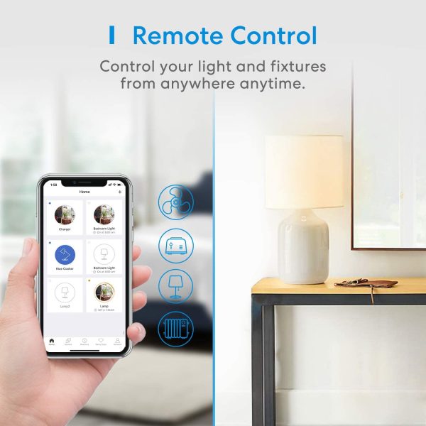 Smart Plug WiFi Outlet Works with Apple HomeKit, Siri, Alexa, Google Home, Smart Socket with Timer Function, Remote Control, No Hub Required - Image 7