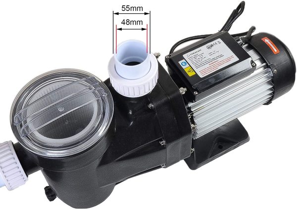 Swimming Pool Pump Pressure Spa Water Electric Self Priming Home Garden (1.6HP, 1200W, 27600L/H) - Image 6