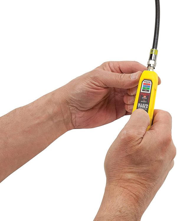 Klein Tools Coax Explorer 2 Tester with Batteries and Red Remote