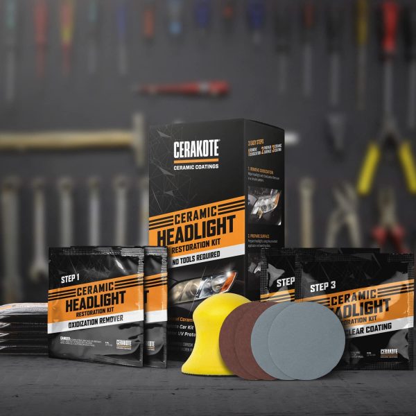 Ceramic Headlight Restoration Kit ?C Guaranteed to Last As Long As You Own Your Vehicle ?C Brings Headlights Back to Like New Condition - 3 Easy Steps - No Power Tools Required - Image 4