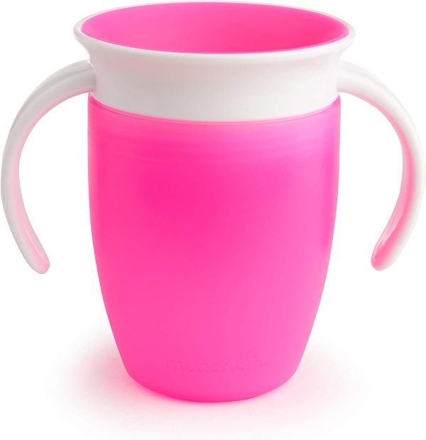 Miracle 360 Degree Trainer Cup, 207 ml Capacity (colours may vary - green, pink, orange, blue) - Image 5