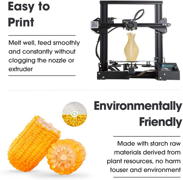 PLA+ 3D Printing Filament PLA PRO Plus Spool 1.75mm 1KG Dimensional Accuracy +/- 0.05mm for 3D Printers,Orange - Image 7