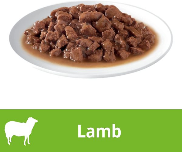 Dine Cuts in Gravy with Lamb Adult Cat Wet Food 85g x 14 Pack - Image 9