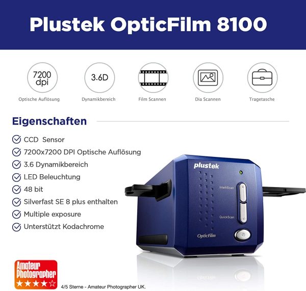 Plustek OpticFilm800 Film Scanner - Image 3