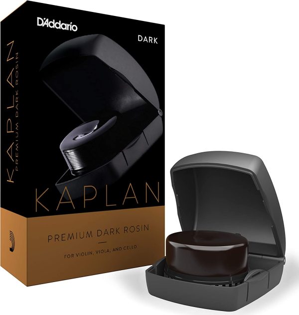 D'Addario Kaplan Premium Rosin with Case, Dark