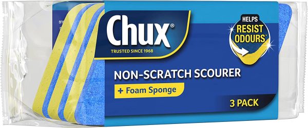 Chux Non Scratch Scourer Scrub, 3 count - Image 2