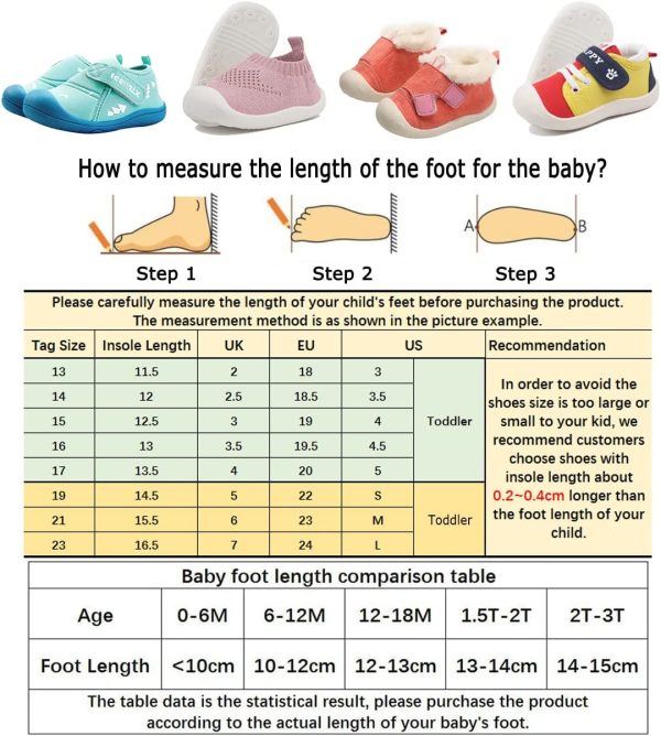 DEBAIJIA Baby First-Walking Shoes 1-4 Years Kid Shoes Toddler Infant Boys Girls Soft Canvas Breathable Sneakers Child