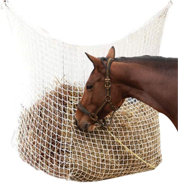 NRTFE Hay Net Slow Feed Bag for Horse Feeder Full Day Feeding (35"x31") - Image 4