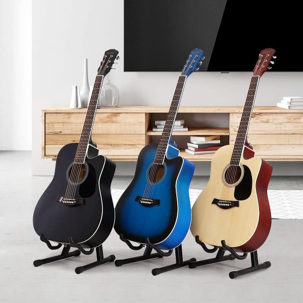 Melodic Guitar Stand Rack Folding Portable Holder A Frame for Electric Acoustic Classical Bass Guitar - Image 2