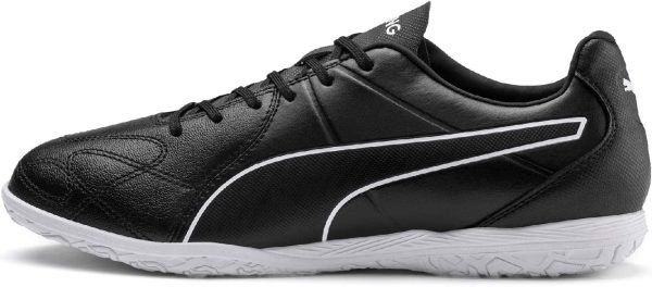 PUMA King Hero It Men's Futsal Shoes, Black White - Image 4