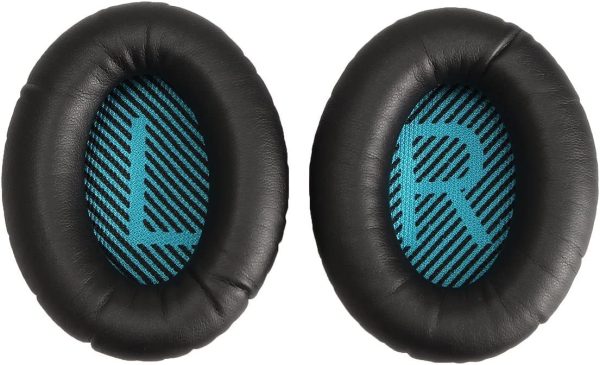 Replacement Ear Pads Cushions compatible with Bose QuietComfort 2 (QC2) QuietComfort 15 (QC15) QuietComfort 25 (QC25) SoundLink AE2 AE2i AE2w SoundTrue AE SoundLink Around-Ear I II 1 2 Wireless Headphones (Black) - Image 3