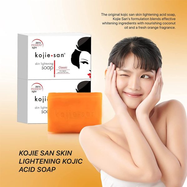 KOJIE SAN Skin Lightening Kojic Acid Soap, 2 Bars, 135 g - Image 3