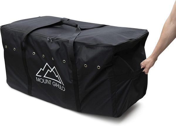 Mount Gihulo Hay Bale Bag - 600D Polyester, Shoulder Strap, Carry Handles, Ventilated, PVC Waterproofing, 2-String Bale - Complete with Horse Charm - Image 3