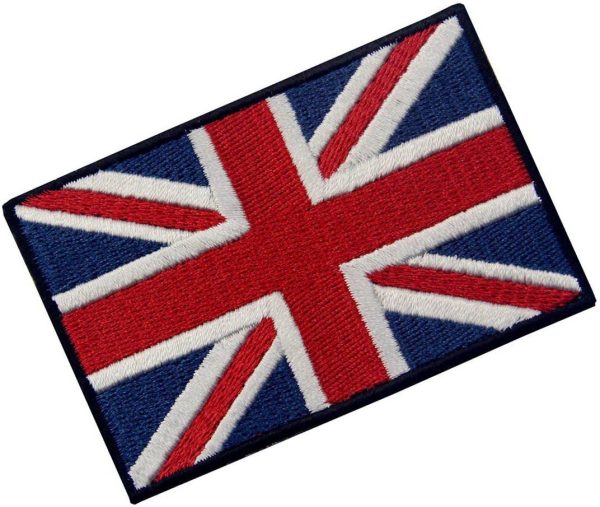 EmbTao Patches British Union Jack Embroidered England Flag UK Great Britain Hook & Loop Emblem - Image 4