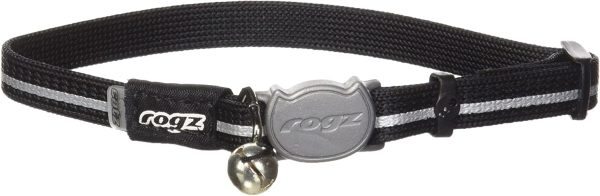 Rogz Alleycat Safeloc Collar Black 11mm - Image 2