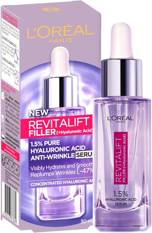 L??Or??al Paris Revitalift Filler 1.5 Percent Hyaluronic Acid Serum, 30ml - Image 7