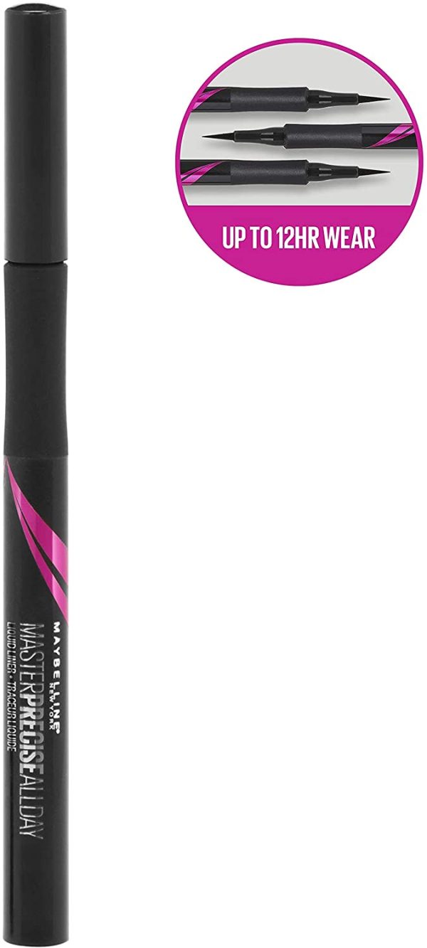 Maybelline Master Precise Liquid Eyeliner - Blackest Black,4.5g - Image 4