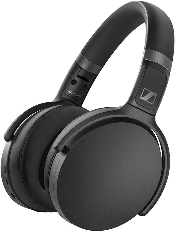 Sennheiser Over Ear Noise Cancelling Wireless Headphones HD 450BT, Black - Image 5