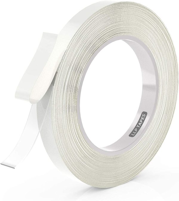 LLPT Double Sided Tape Clear Acrylic Strong Mounting Tape 1/2 Inch x 120 Inch Residue Free Waterproof Outdoor Indoor Adhesive(WA052) - Image 2